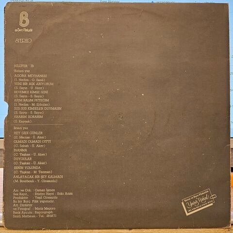 Nilüfer – Nilüfer '79 LP PLAK