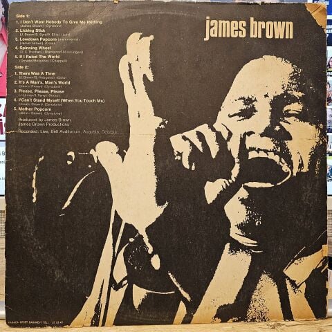 James Brown – Sex Machine (Recorded Live At Home In Augusta, Georgia With His Bad Self) No.2 LP PLAK