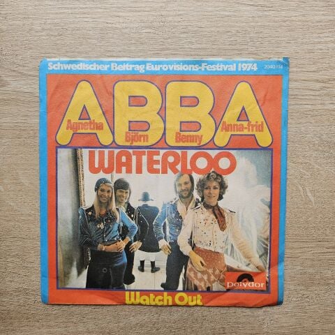 ABBA, Agnetha Björn Benny Anna-Frid – Waterloo 45LİK PLAK