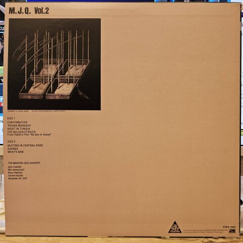 The Modern Jazz Quartet – M.J.Q. Vol. 2 LP PLAK