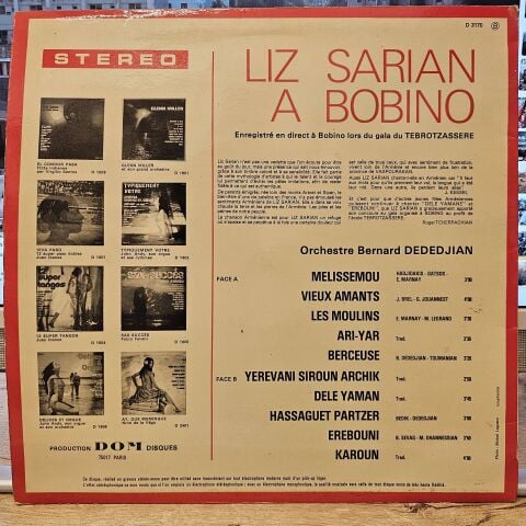 Liz Sarian – À Bobino LP PLAK