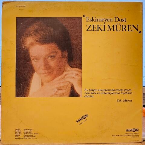 Zeki Müren – Eskimeyen Dost LP PLAK