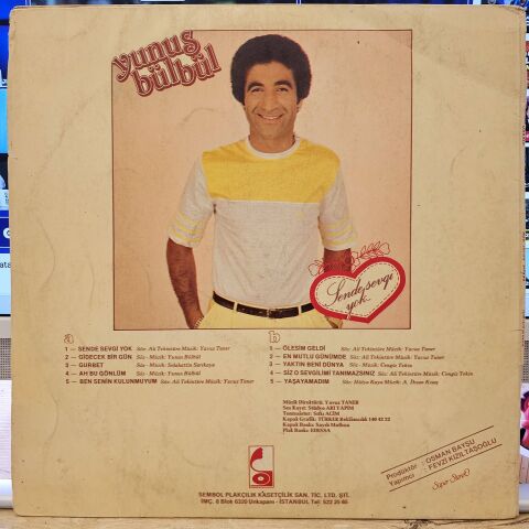 Yunus Bülbül – Sende Sevgi Yok LP PLAK