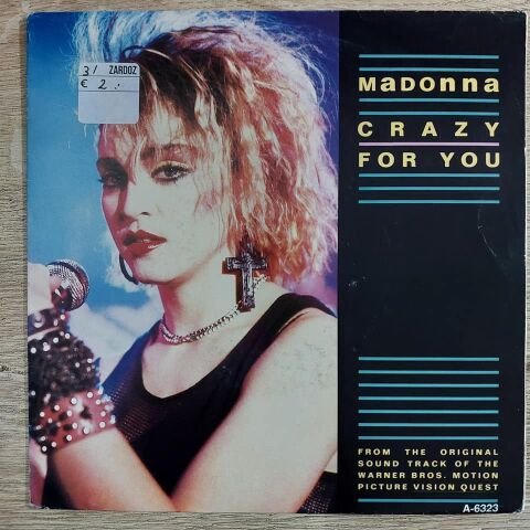 Madonna – Crazy For You 45LİK PLAK