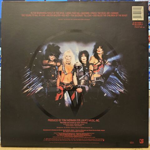 Mötley Crüe – Shout At The Devil LP PLAK