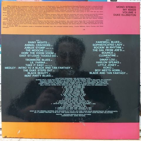 Duke Ellington – Duke Ellington Vol. 9 LP PLAK