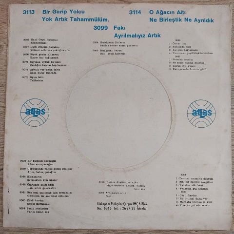 BEHİYE AKSOY - O AĞACIN ALTI 45LİK PLAK