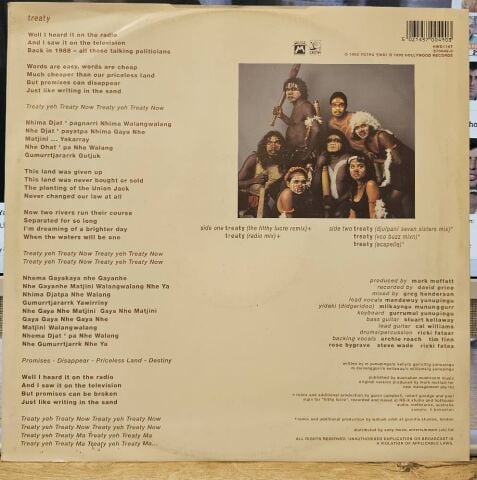 Yothu Yindi – Treaty LP PLAK