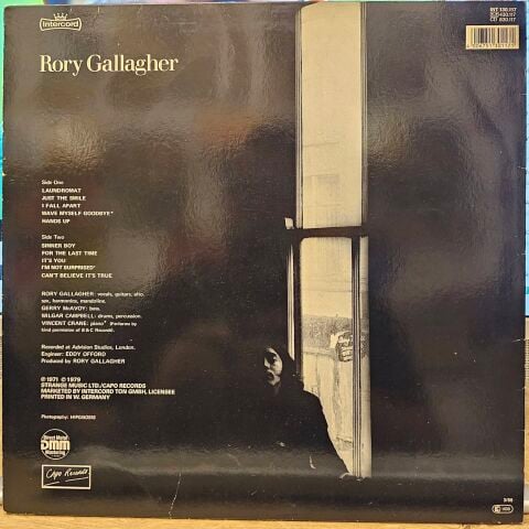 Rory Gallagher – Rory Gallagher LP PLAK