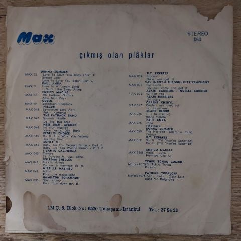 Boney M. - SUNNY 45LİK PLAK