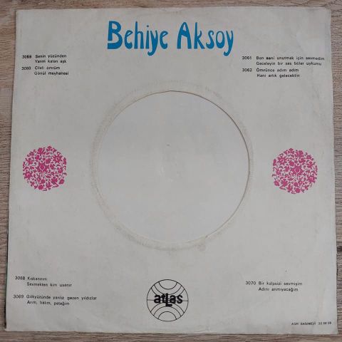 BEHİYE AKSOY - ARIM BALIM PETEĞİM 45LİK PLAK