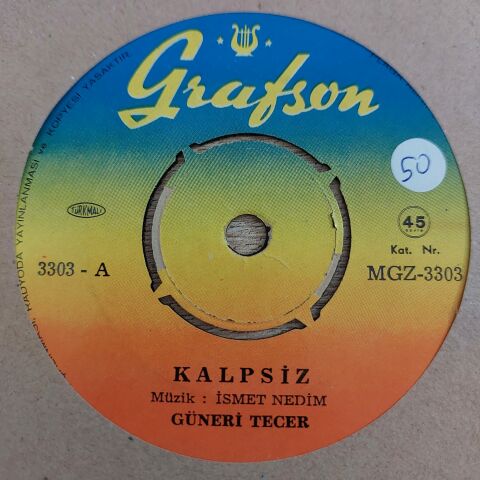 GÜNERİ TECER - İZMİRLİ 45LİK PLAK