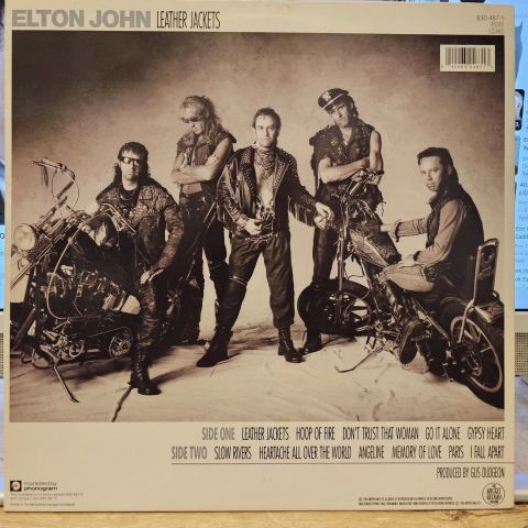 Elton John – Leather Jackets LP PLAK