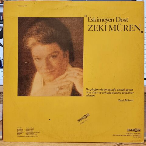 Zeki Müren – Eskimeyen Dost LP PLAK