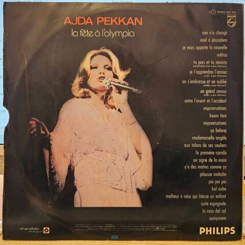Enrico Macias & Ajda Pekkan – La Féte À L’Olympia LP PLAK