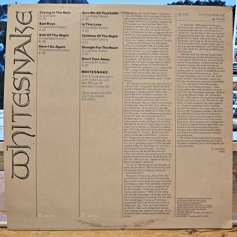 Whitesnake – Whitesnake LP PLAK