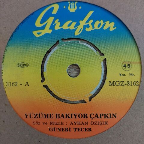 GÜNERİ TECER - BAŞKADIR İLK SEVGİLİ 45LİK PLAK