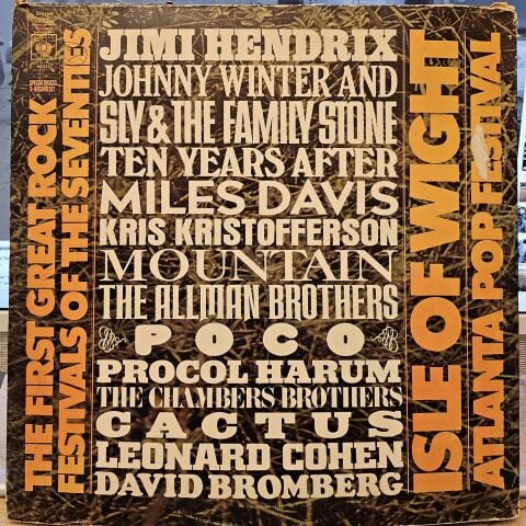 Various – The First Great Rock Festivals Of The Seventies - Isle Of Wight / Atlanta Pop Festival LP PLAK...