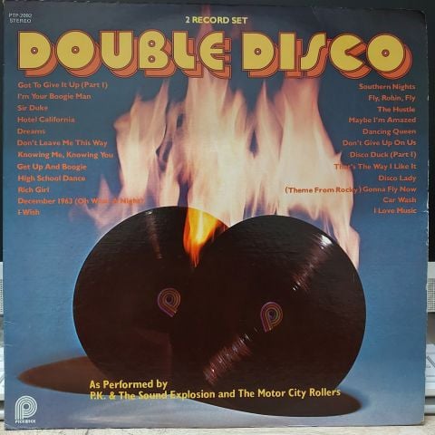 P.K. And The Sound Explosion And The Motor City Rollers – Double Disco LP PLAK
