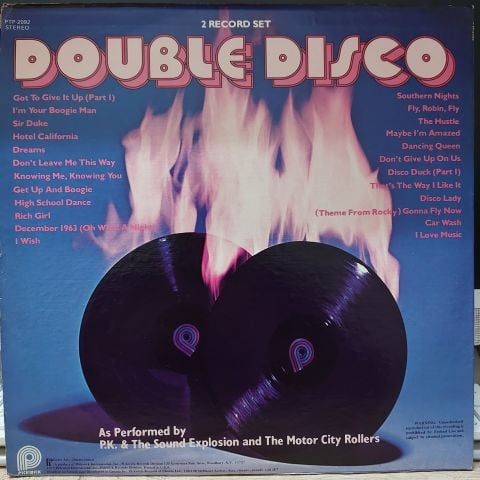 P.K. And The Sound Explosion And The Motor City Rollers – Double Disco LP PLAK
