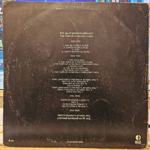 The Alan Parsons Project – The Turn Of A Friendly Card LP PLAK