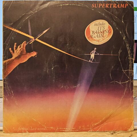 Supertramp – Famous Last Words LP PLAK
