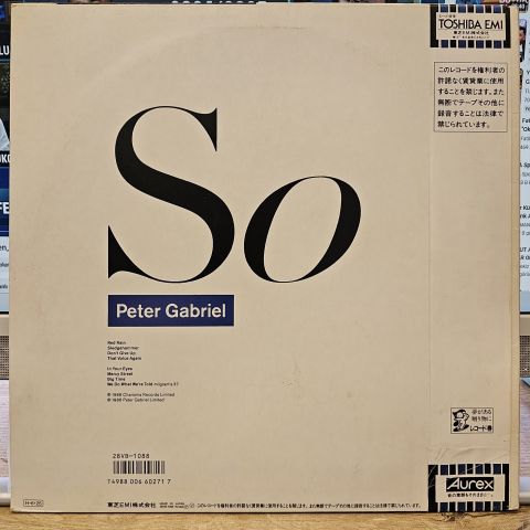 Peter Gabriel – So LP PLAK
