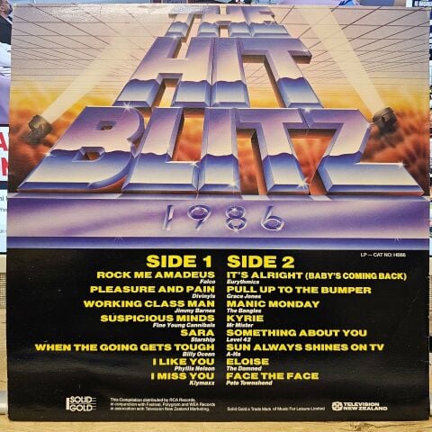 Various – The Hit Blitz 1986 LP PLAK