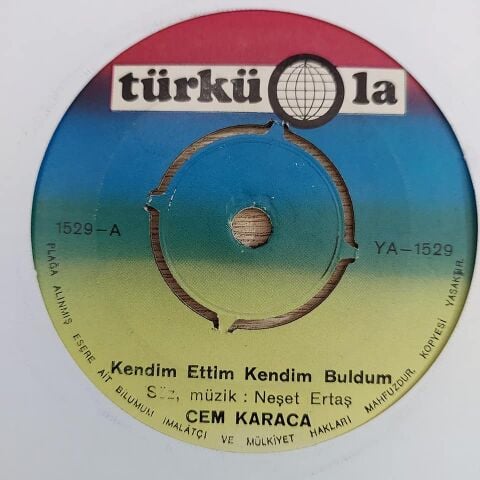 Cem Karaca – Kendim Ettim Kendim Buldum / Erenler 45LİK PLAK