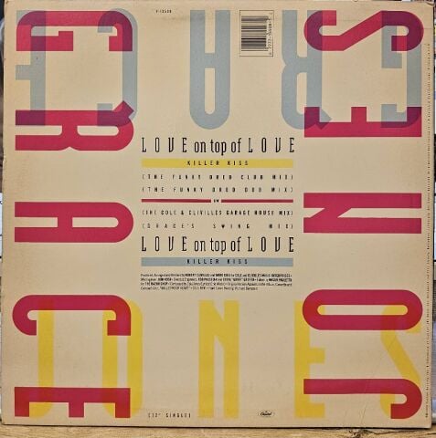 Grace Jones – Love On Top Of Love (Killer Kiss) LP PLAK