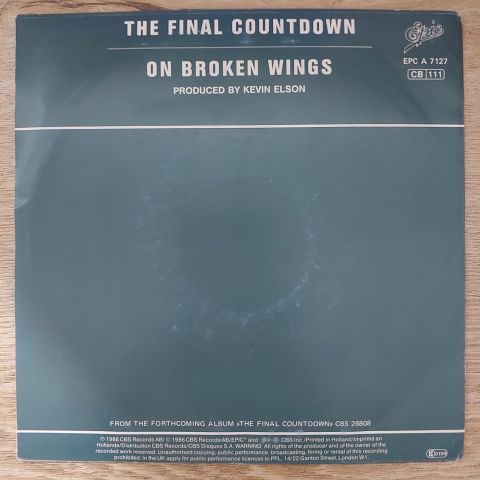 Europe – The Final Countdown 45LİK PLAK
