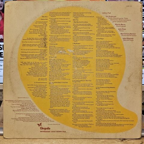 Jethro Tull – Too Old To Rock 'N' Roll: Too Young To Die LP PLAK