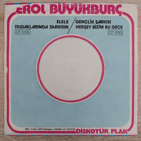 Erol Büyükburç – Gençlik Şarkısı 45LİK PLAK