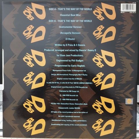 D Mob With Cathy Dennis – That's The Way Of The World LP PLAK