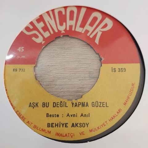 BEHİYE AKSOY - AŞK BU DEĞİL YAPMA GÜZEL