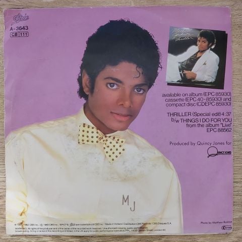 Michael Jackson – Thriller 45LİK PLAK