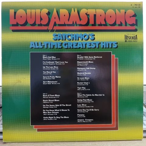 Louis Armstrong – Satchmo's All-Time Greatest Hits LP PLAK