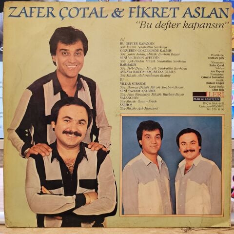 Zafer Çotal / Fikret Aslan – Bu Defter Kapansın LP PLAK