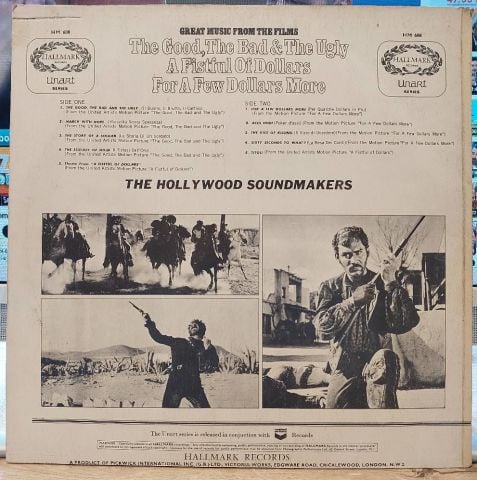 The Hollywood Soundmakers – Great Music From The Films The Good, The Bad & The Ugly / A Fistful Of Dollars / For A Few Dollars More LP PLAK