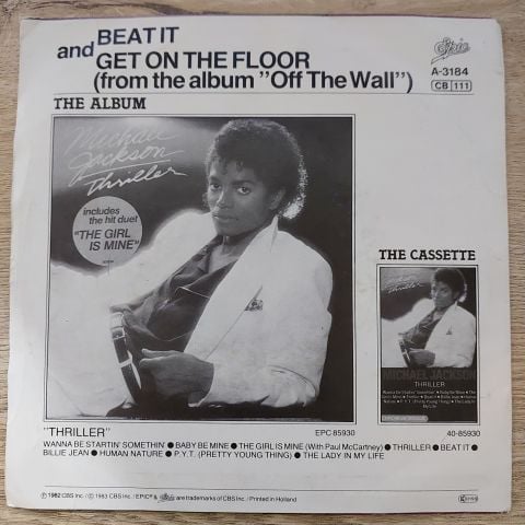 Michael Jackson – Beat It 45LİK PLAK