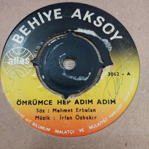 BEHİYE AKSOY - ÖMRÜMCE ADIM ADIM 45LİK PLAK