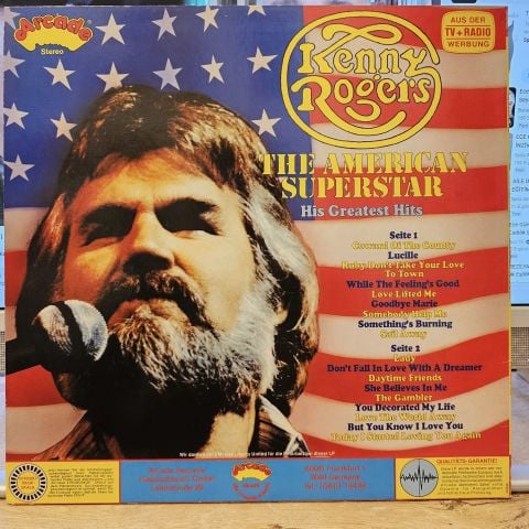 Kenny Rogers – The American Superstar - His Greatest Hits LP PLAK