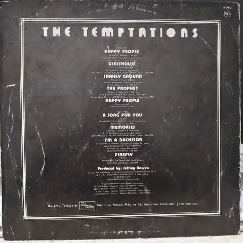 The Temptations – A Song For You LP PLAK