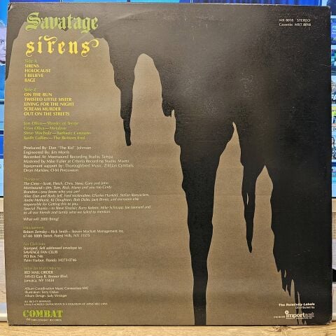 Savatage – Sirens LP PLAK
