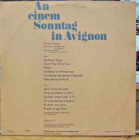 Mireille Mathieu – An Einem Sonntag In Avignon LP PLAK