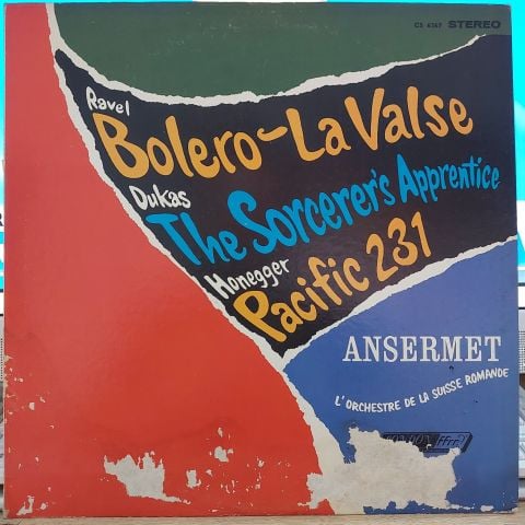 Ravel*, Honegger* & Dukas* / Ansermet*, L'Orchestre De La Suisse Romande – Works By Ravel, Honegger & Dukas LP PLAK