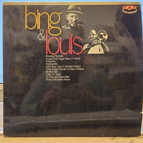 Bing Crosby And Louis Armstrong, Billy May – Bing & Louis LP PLAK