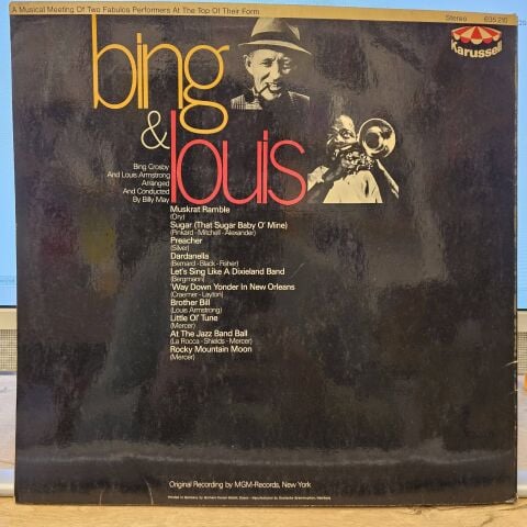 Bing Crosby And Louis Armstrong, Billy May – Bing & Louis LP PLAK