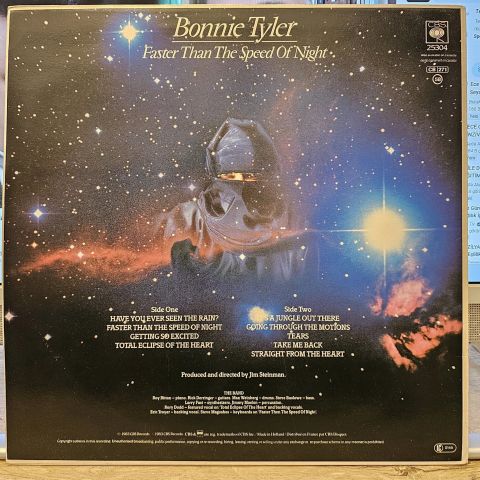 Bonnie Tyler – Faster Than The Speed Of Night LP PLAK