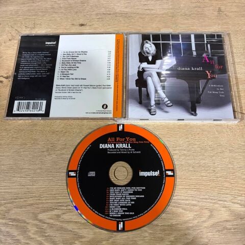 DIANA KRALL - ALL FOR YOU ( A DEDICATION TO THE NAT KING COLE TRIO) CD